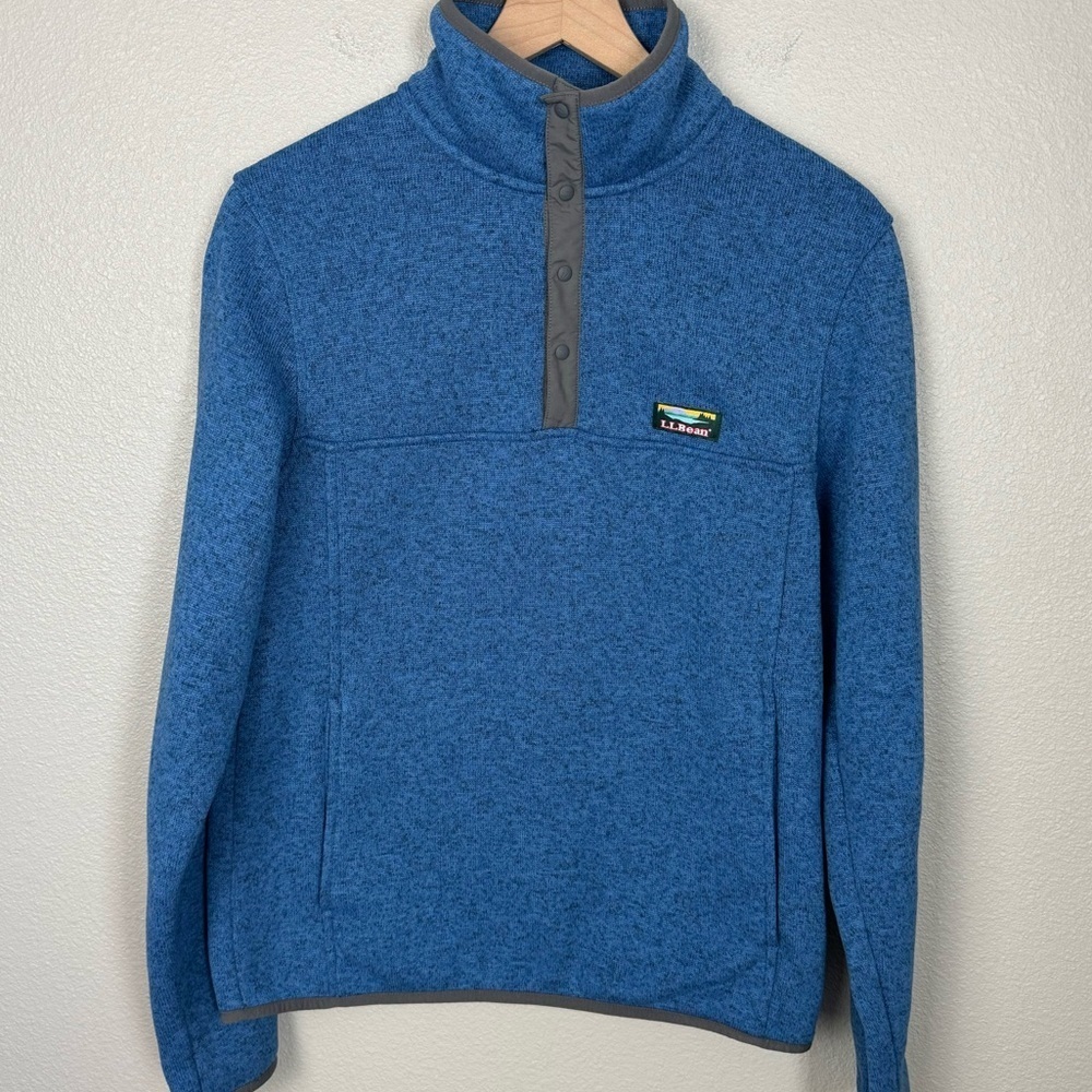 L.L. Bean Men’s 1/4 Snap Sweater Fleece Pullover